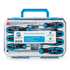 SolidWork SW1110 8-Piece Screwdrivers Set in a Sturdy Tool case - Magnetic Screwdriver Set Made of high-Quality Chrome Vanadium Including Voltage Tester