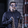 Safety Goggles Dark Blue Clear
