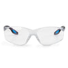 SolidWork SW8314 professional safety glasses with integrated side protection - eye protection with clear, fog-free, scratch-resistant and UV protective coated lenses - Spectacles for shooting