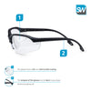 SolidWork SW8316 premium safety glasses for shooting | eye protection for pro gun shooters