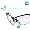 SolidWork SW8316 premium safety glasses for shooting | eye protection for pro gun shooters