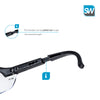 SolidWork SW8316 premium safety glasses for shooting | eye protection for pro gun shooters