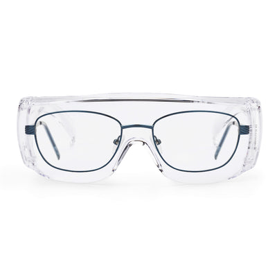 SolidWork SW8319 professional safety glasses with integrated side protection - eye protection with clear, fog-free, scratch-resistant and UV protective coated lenses - Spectacles (Clear Glasses)