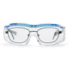 SolidWork SW9320 professional safety glasses with integrated side protection - eye protection with clear, fog-free, scratch-resistant and UV protective coated lenses - Spectacles Goggles for shooting