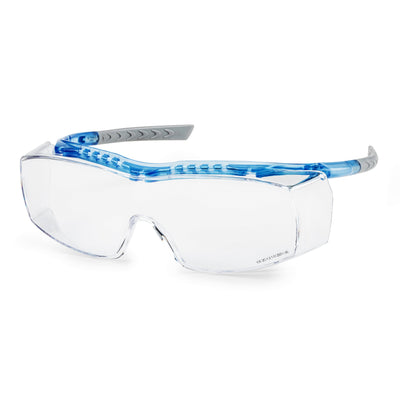 SolidWork SW9320 professional safety glasses with integrated side protection - eye protection with clear, fog-free, scratch-resistant and UV protective coated lenses - Spectacles Goggles for shooting