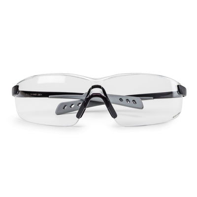 SolidWork SW8322 professional safety glasses with integrated side protection - eye protection with clear, fog-free, scratch-resistant and UV protective coated lenses - Spectacles for shooting