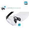 SolidWork SW8322 professional safety glasses with integrated side protection - eye protection with clear, fog-free, scratch-resistant and UV protective coated lenses - Spectacles for shooting