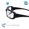 SolidWork SW8323 premium safety glasses for shooting | eye protection for pro gun shooters