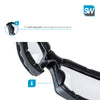 SolidWork SW8323 premium safety glasses for shooting | eye protection for pro gun shooters
