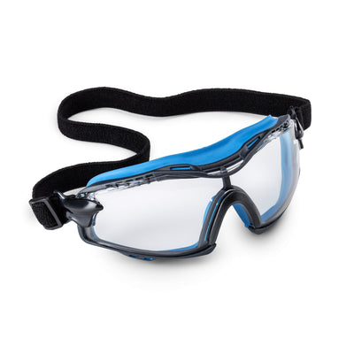 SolidWork SW8324 Safety Goggles with universal fit, Safety Glasses with Clear, Fog-Free, Anti Scratch and UV Protection Coated Lenses, Spectacles for Eye Protection