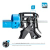SolidWork professional Caulk Gun with highest 24:1 leverage
