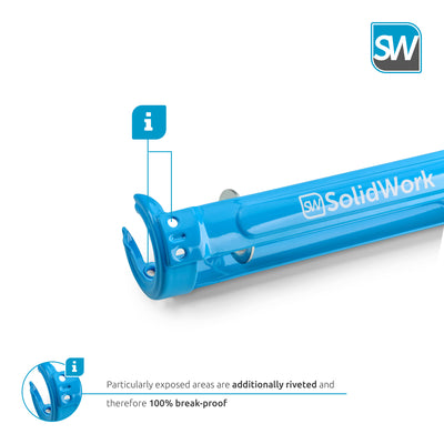 SolidWork professional Caulk Gun with highest 24:1 leverage