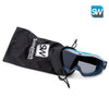 SolidWork microfiber pouch for safety goggles, bag to protect your glasses from scratches and other damages