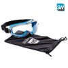 SolidWork microfiber pouch for safety goggles, bag to protect your glasses from scratches and other damages
