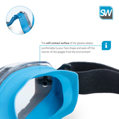 SolidWork SW8301 Safety Goggles with universal fit